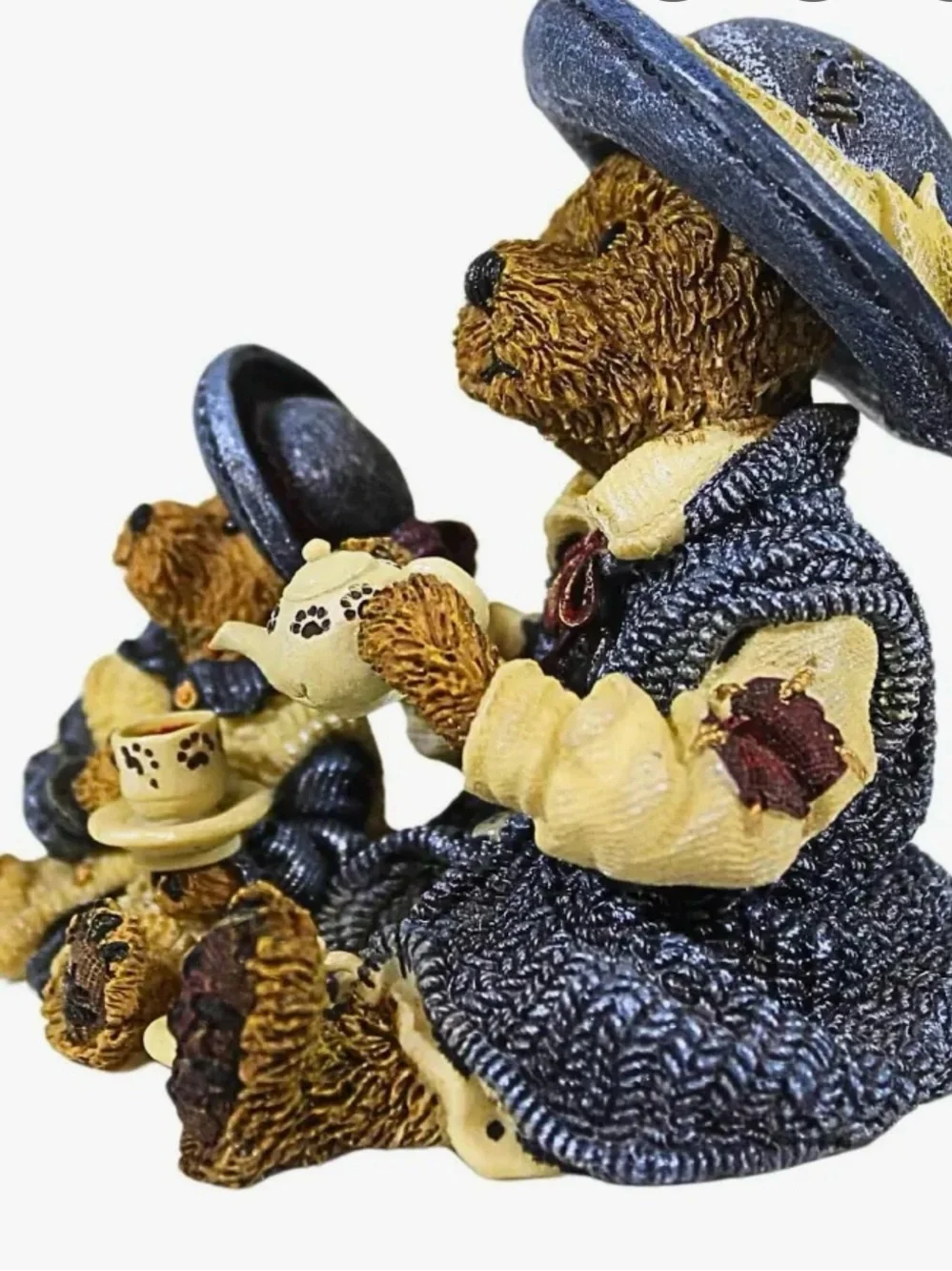 Boyds Bears Catherine & Caitlin Berriweather Fine Cup of Tea #02000-21 With Box